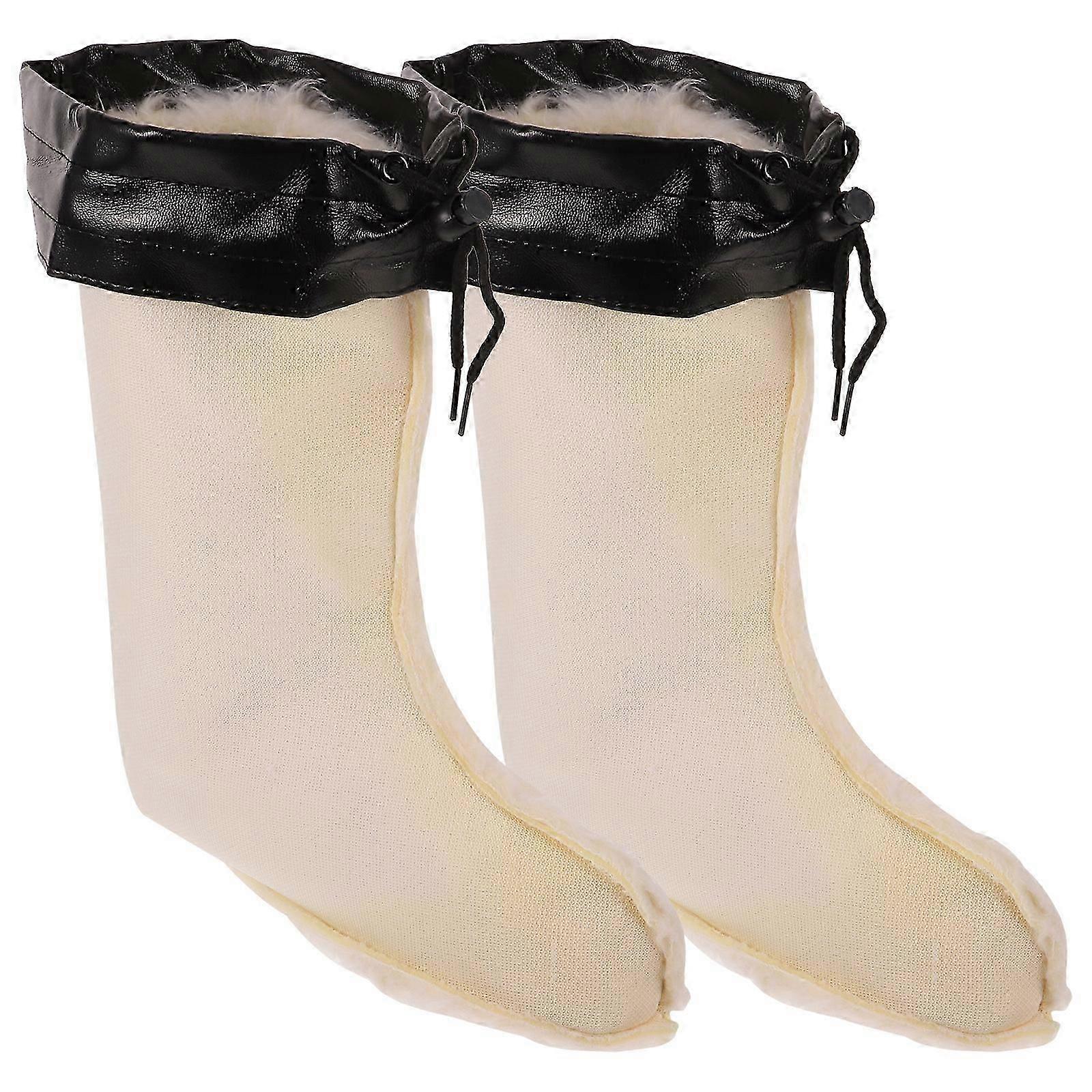 Rain Boot Liners Thick Boot Lining Covers Warm Keeping 1Pair for Shoes Use