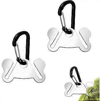Waste Bag Carrier 2 Pcs Dog Poop Bag Holder Hands-Free Holder for Bags of Dog Poop Waste Bag Holder Dog Poop Bag Carrier for Leash DIspenser Accessori