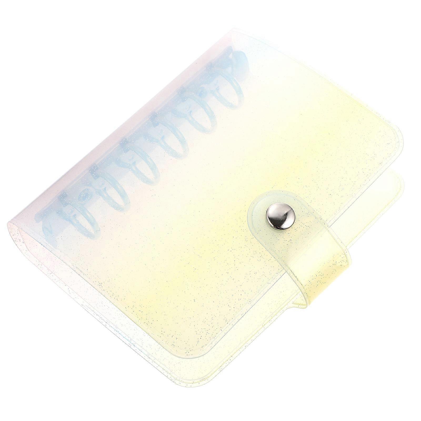 Loose-leaf Notebook Cover Office Notepad PVC Case Personal Scrapbook Binder