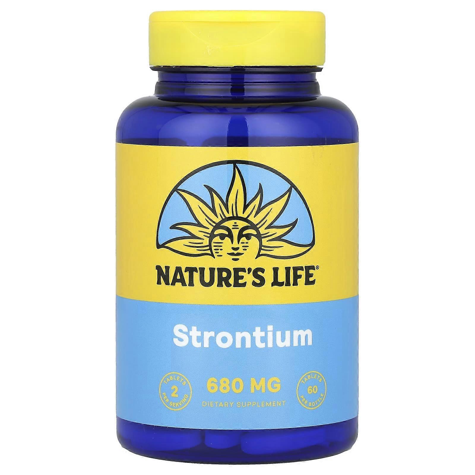 Nature's Life, Strontium, 60 Tablets (340 mg per Tablet)