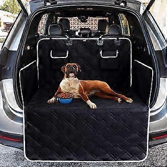 Waterproof SUV Cargo Cover for Pets - Washable Dog Trunk Protector with 2 Pockets & Safety Belt