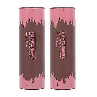 2Pcs husholdnings hårfestepulver praktisk hårlinjeskygge bærbar hår svamppenner