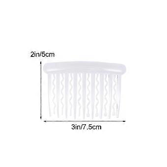 12 STKS 8x5cm Plastic Hair Clip Kammen Vintage Klein Haar Side Kammen Invoegen Kammen voor Vrouwen Dame
