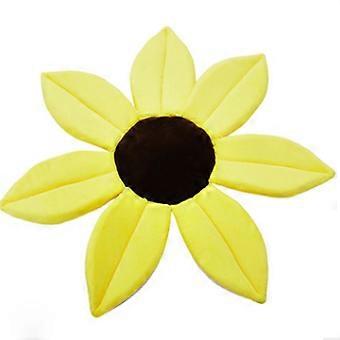 Baby zonnebloem kan het douchebadje opvouwen anti slip pad 70cm (geel) 1 stuk