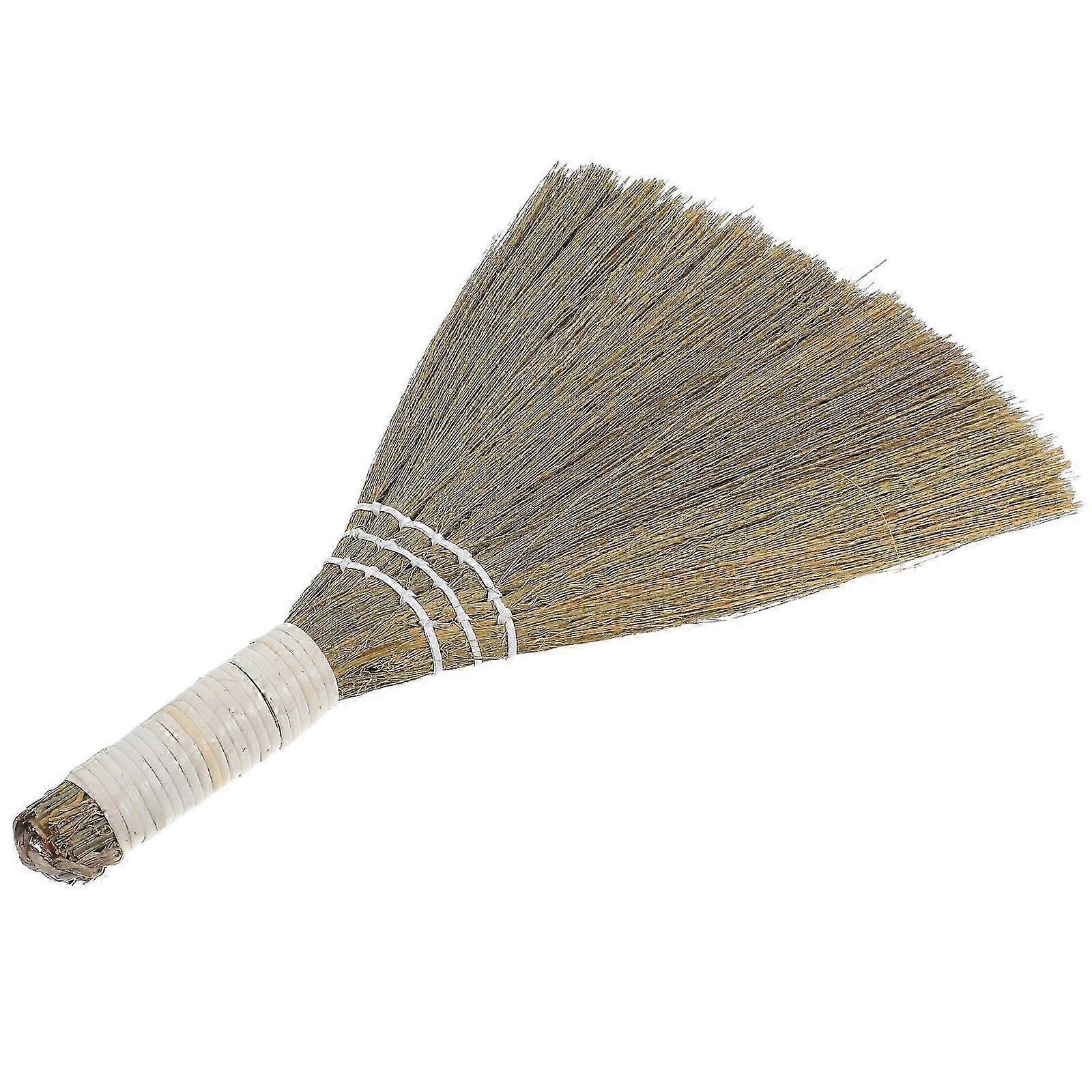 Small Straw Handheld Broom for Household Surface Cleaning