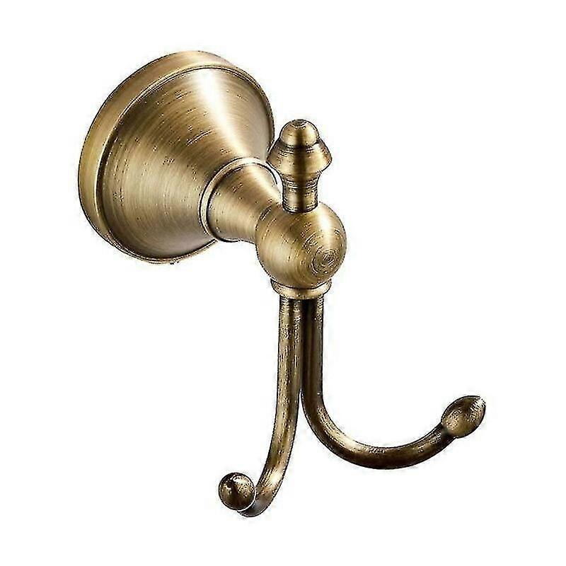 Double Robe Hook Solid Brass Bath Towel Hook