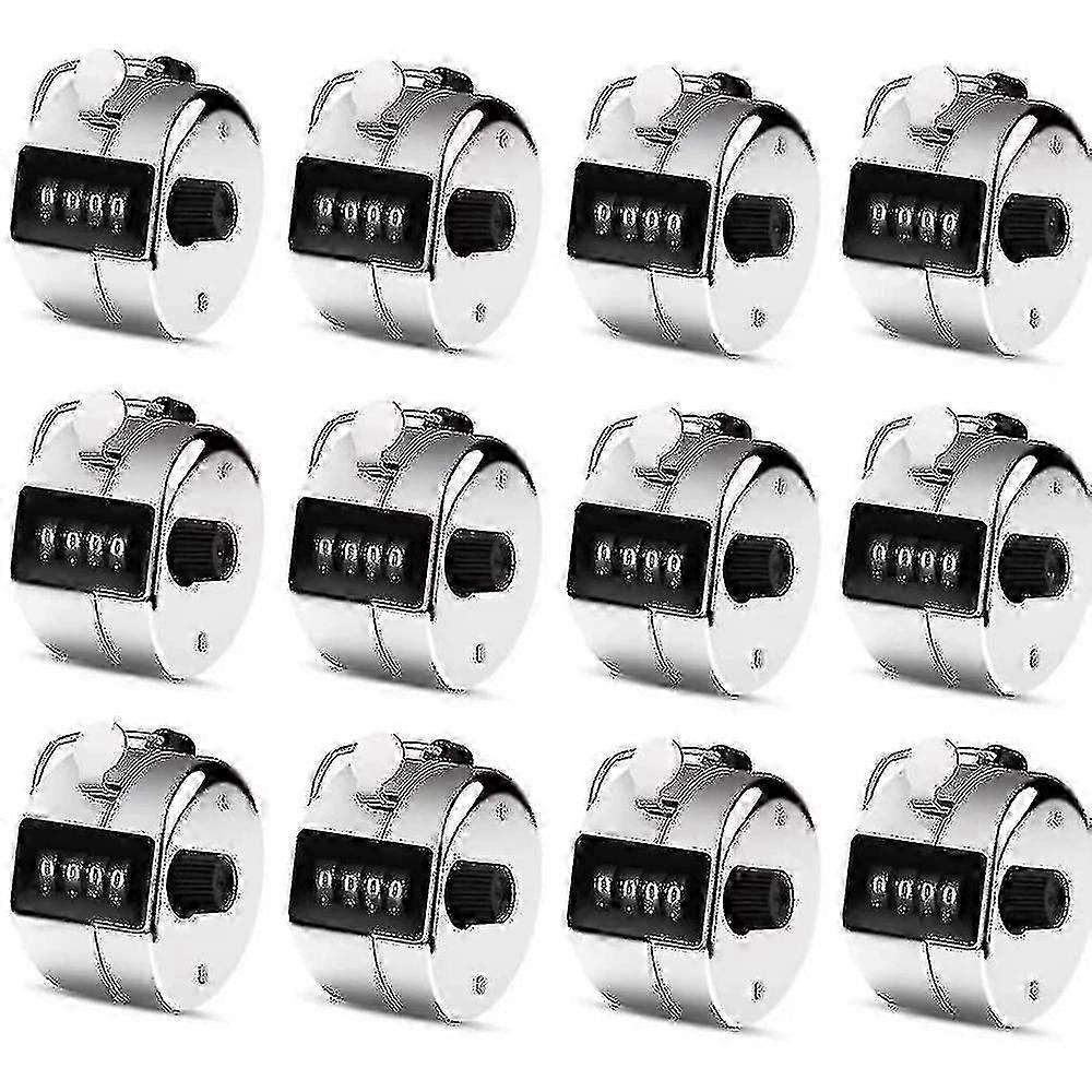 12 Piece Hand Counter 4 Digit Lap Counter