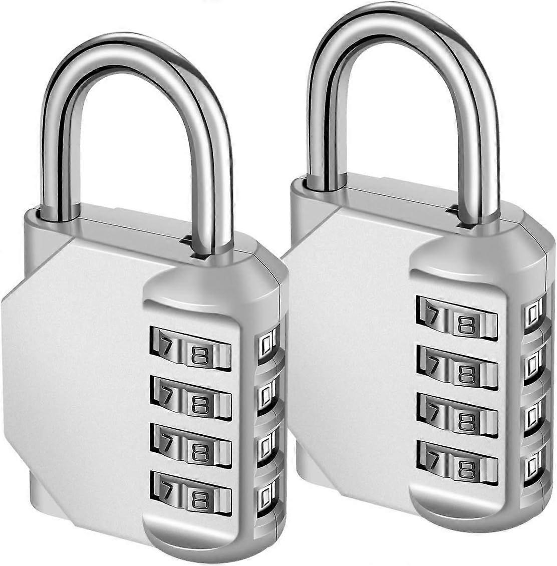 Combination Lock. 4 Digit Combination Padlock. Waterproof Gate Lock. Resettable