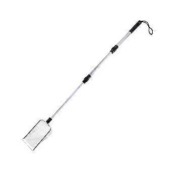 Black Stainless Steel Sifter Shovel Telescopic Handle For Efficient Cat Litter Cleaning Litter Scooper C js