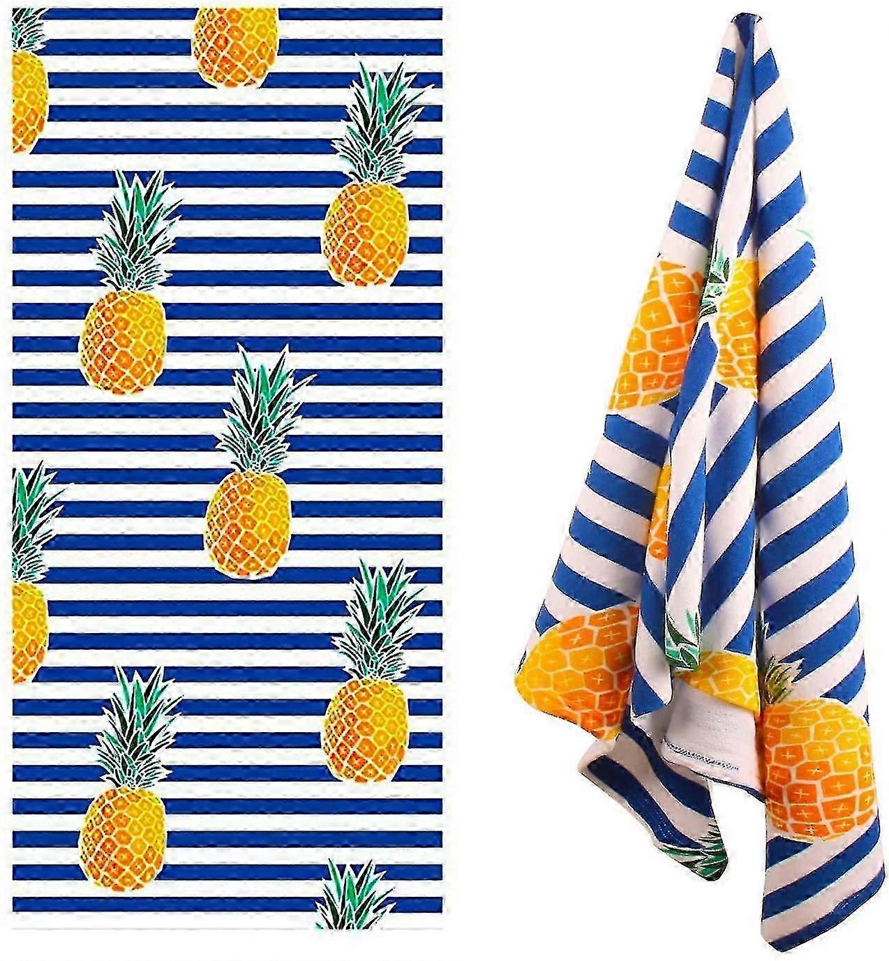 Oversized plážový ručník-ananas