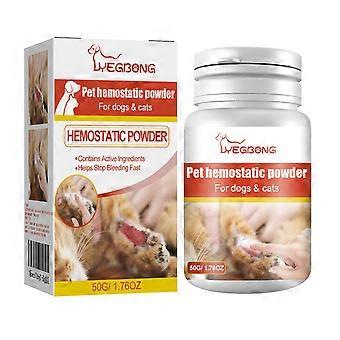 Poudre hémostatique pour animaux de compagnie chat et chien nettoyage des plaies poudre hémostatique poudre de soulagement de la douleur pour animaux de compagnie poudre de guérison 1