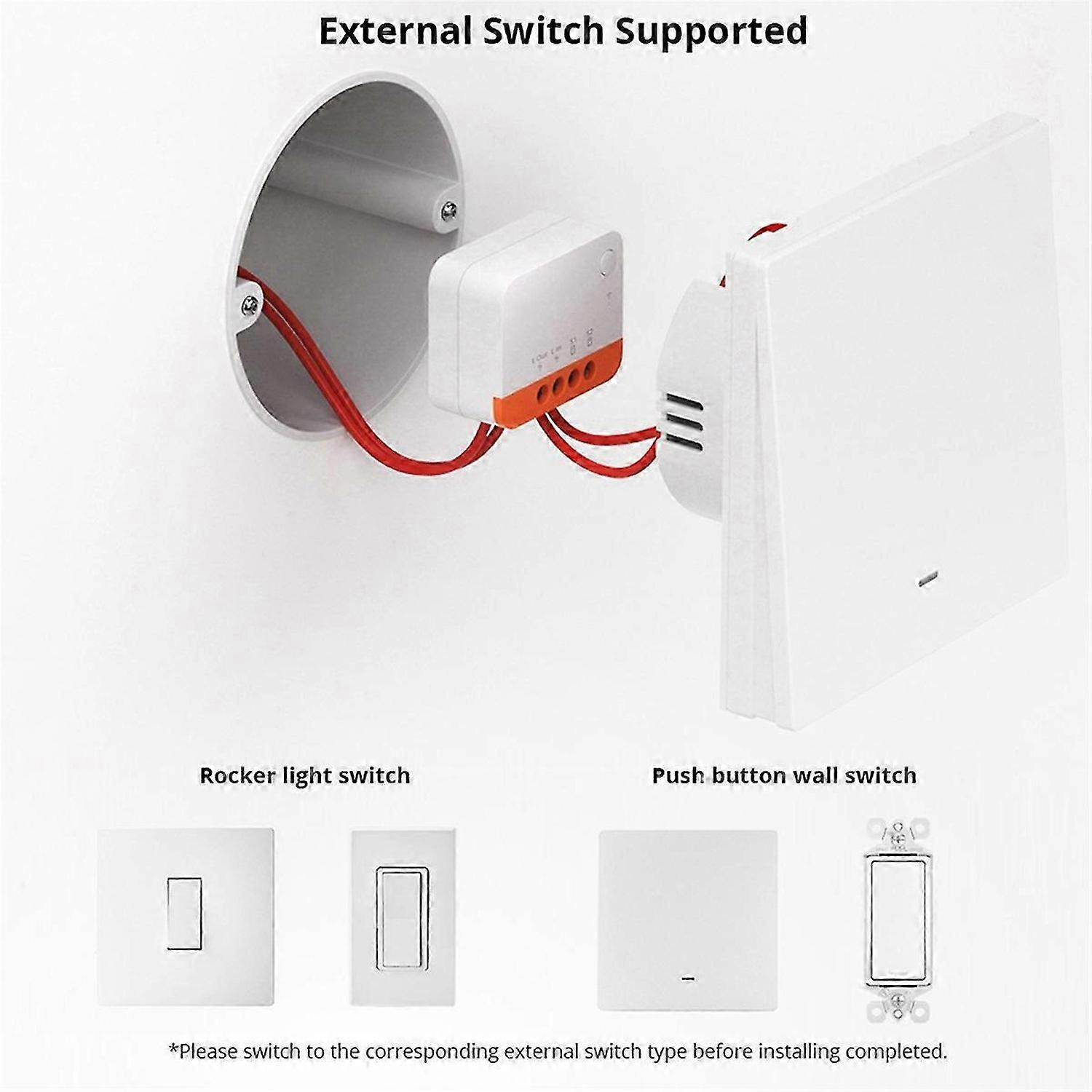 ZBMINI-L2 Wire Required Extreme Zigbee Smart Switch Support Alexa Home Assistant Zigbee2MQTT HUB