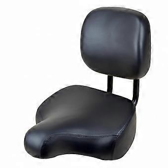 Bike Seat with Backrest Padded Cycle Saddle Cushioned Cycle Saddle with Back