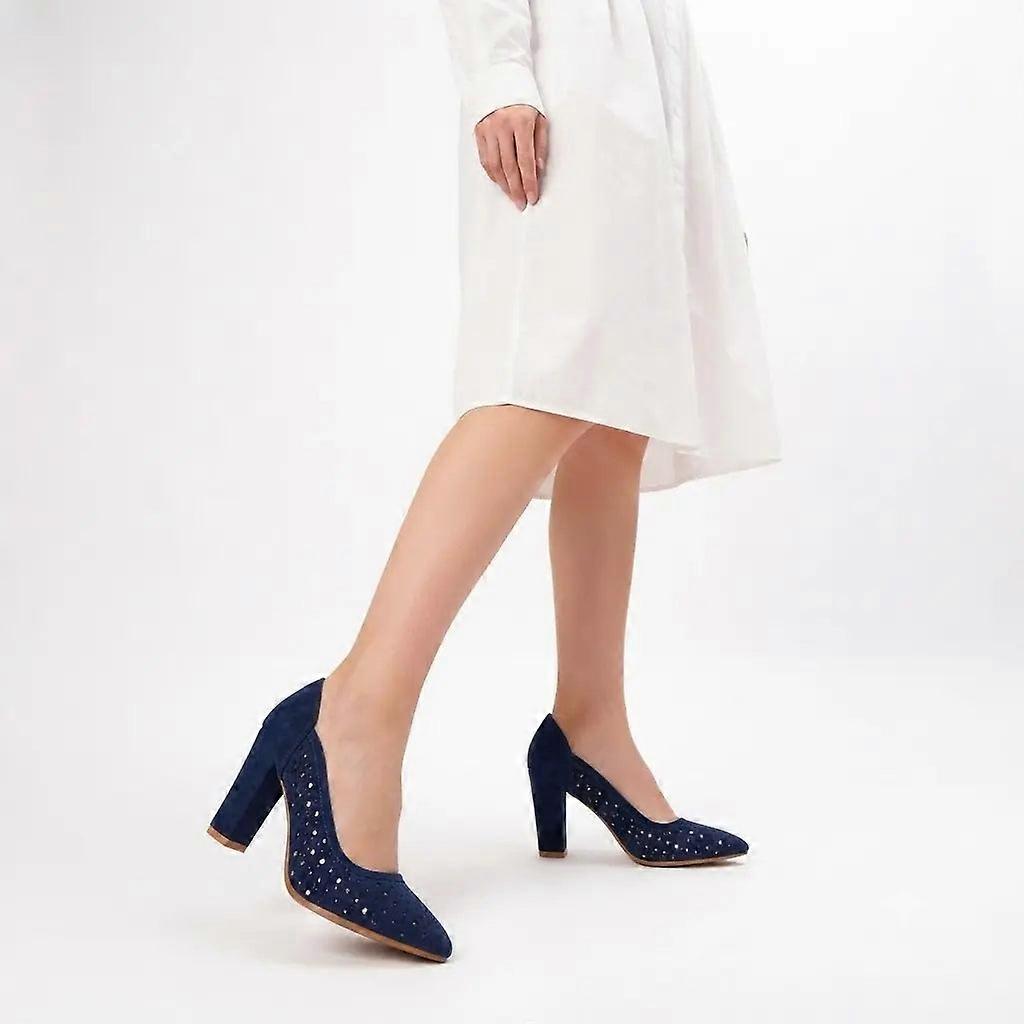Block Heel Breathable Shoes Size 34-45