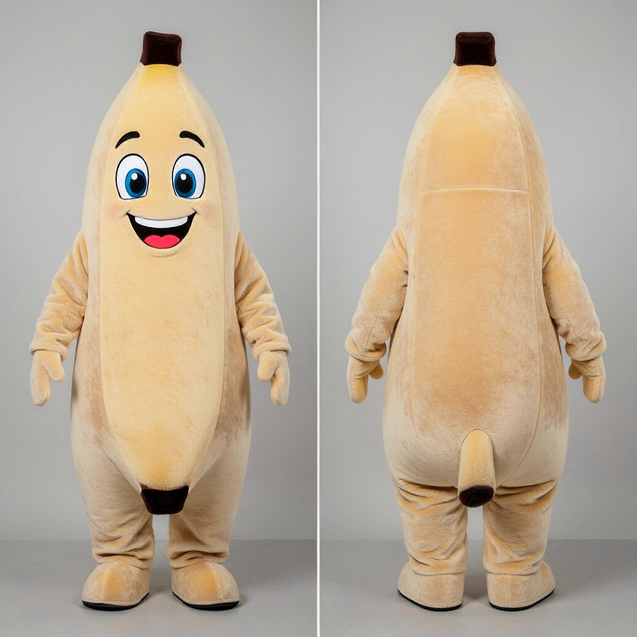 MASTICOT Beige Smooth Banana Mascot