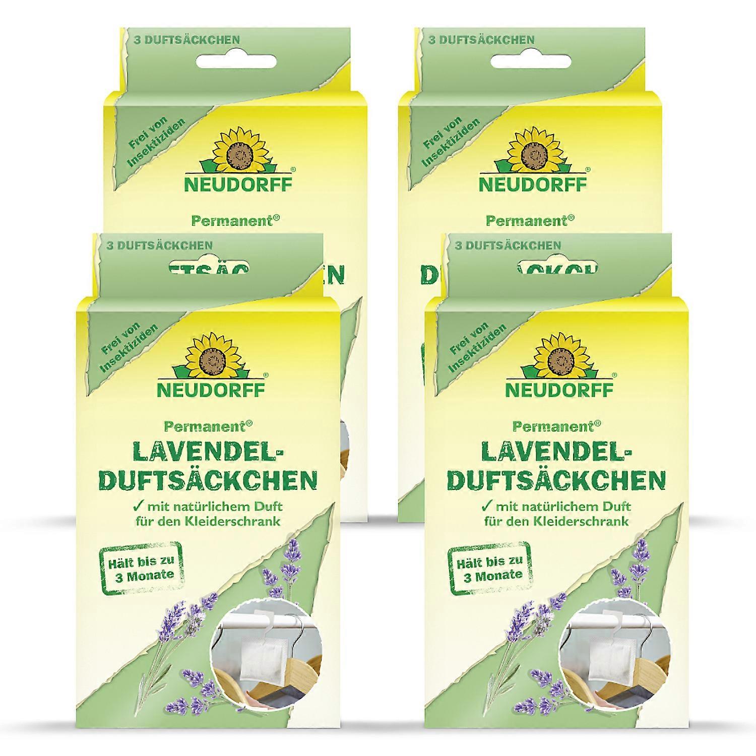 4 x NEUDORFF Permanent® Lavender Scent Sachets, 3 pieces