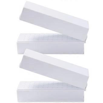 Nail Grinding Head Storage Box Drill Bit Holder for Nails 2Pcs with 30 Slots