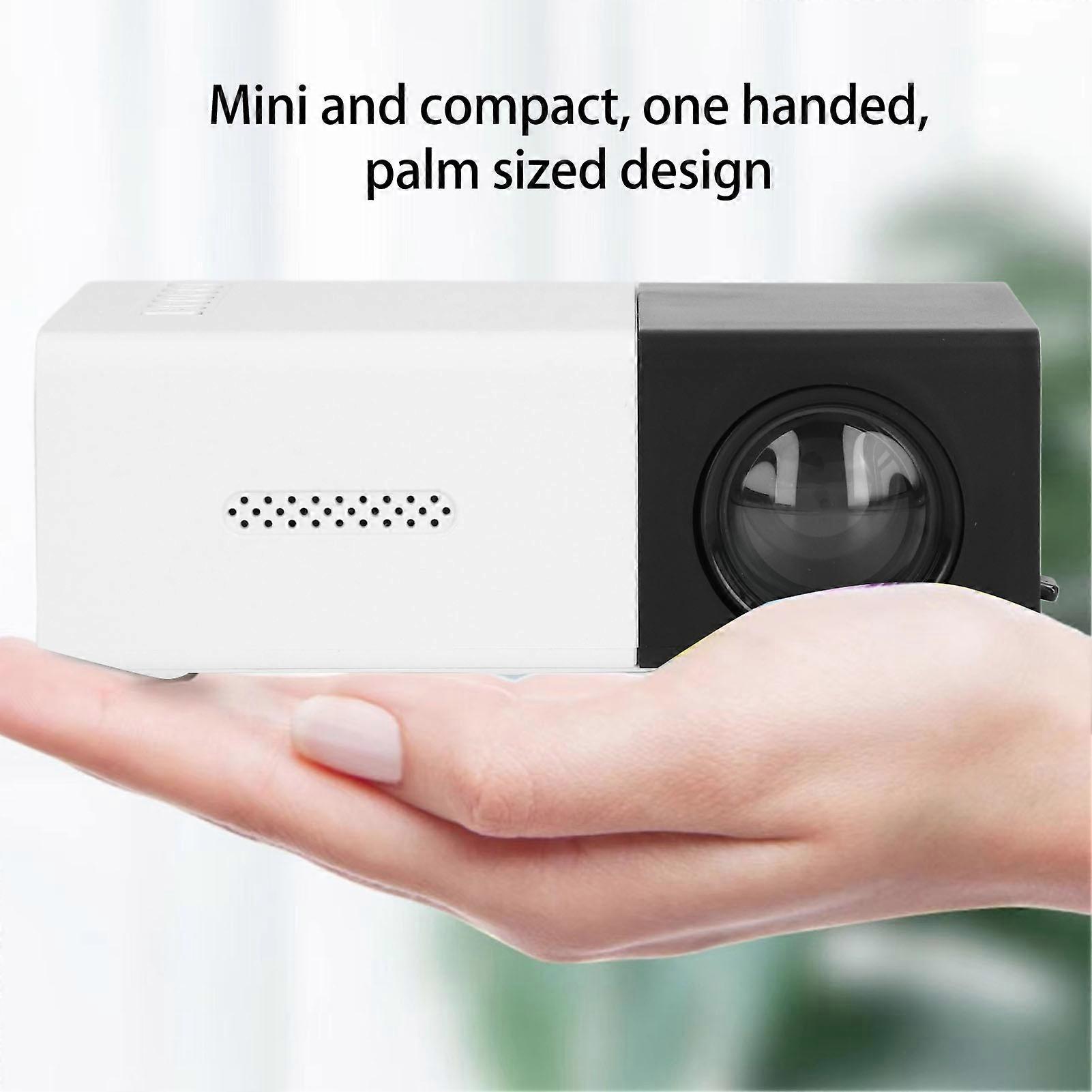Mini Projector Built in Speakers Diffuse Reflection Imaging
