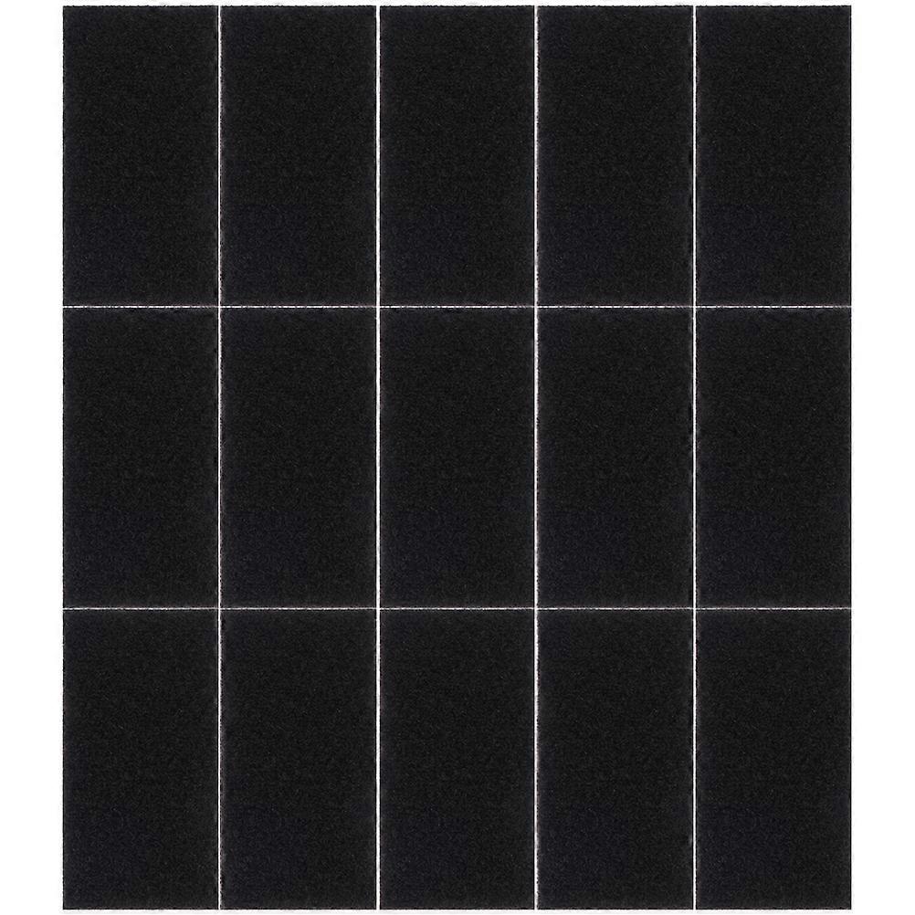 Replaceable Double-Sided Adhesive Strips for Home Use 120Sets Black