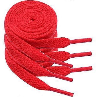 Conjunto de 3 pares de cadarços planos para tênis, botas de corrida, sapatos de skate, infantis e adultos, 100 cm