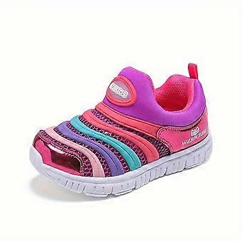 Children's Breathable Mesh Sports Shoes, Foot-Learning Shoes, Fashionable Slippers for Boys and Girls