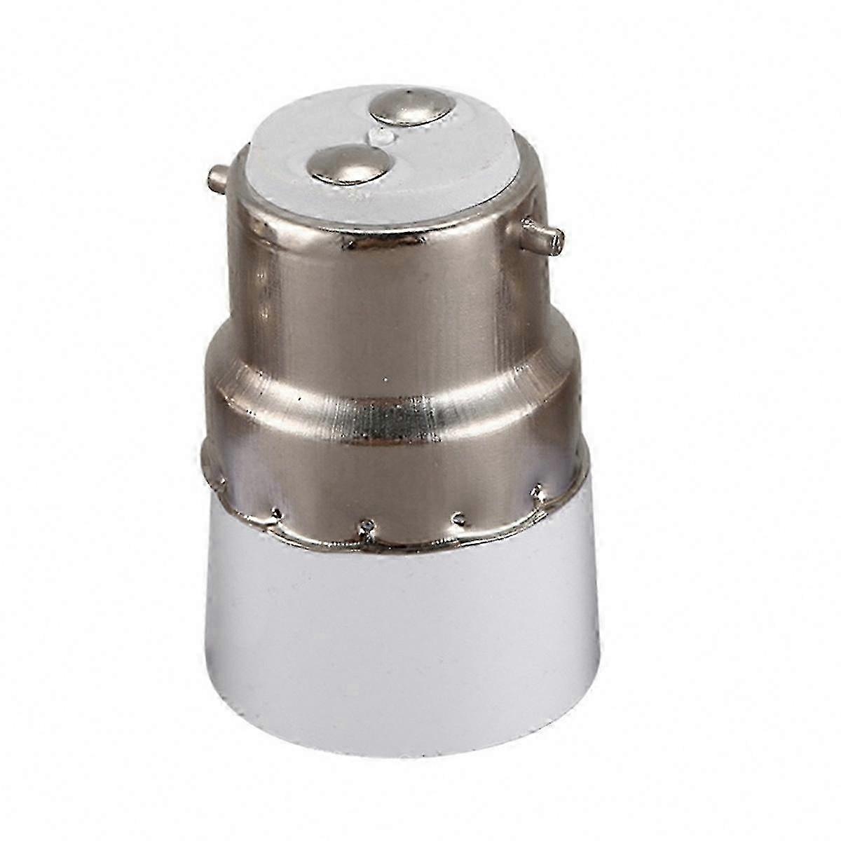 LED Light Bulb Socket Adapter Converter B22 to E14 Screw Base