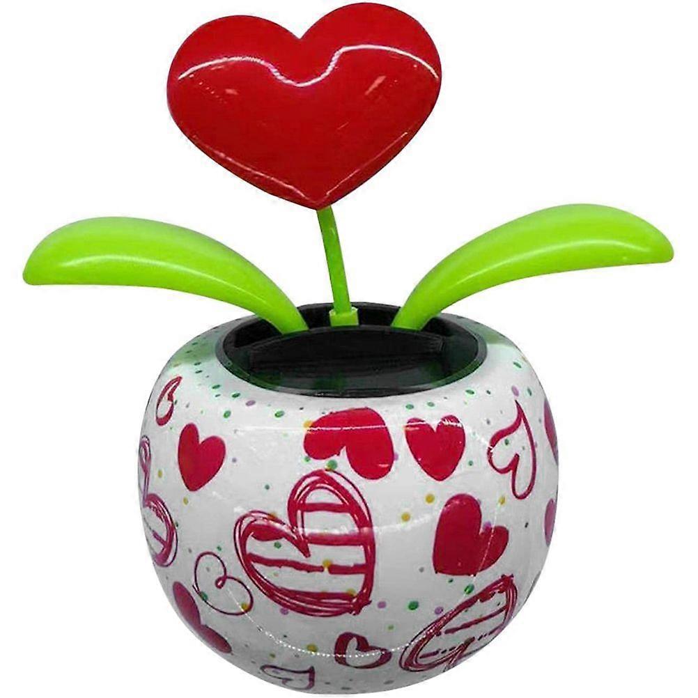 Solar-Powered Animated Bobblehead Flower Desk Decor