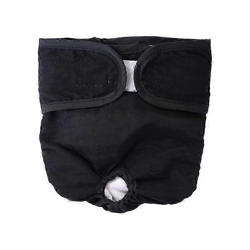 Absorbent Reusable Dog Diapers Black