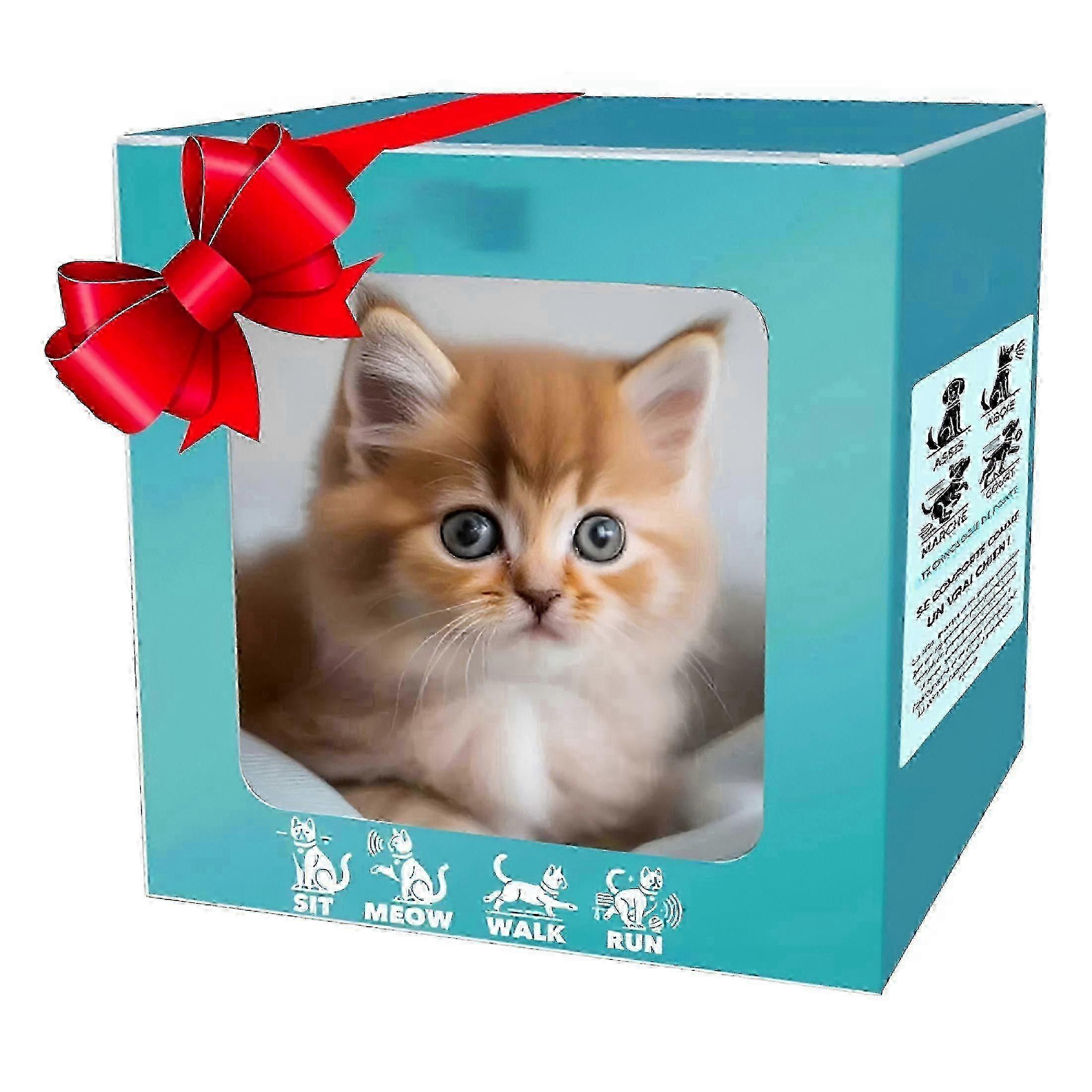 Interactive Plush Robot Kitten Toy