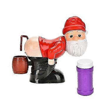 Christmas bubble machine with lights and music. Santa Claus bubble toy with 60 ml of bubble solution - DSW YT