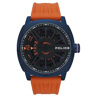 Police speed head Quartz Analog Man Watch with Silicone Bracelet R1451290004