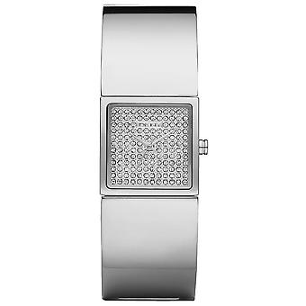 Dkny Glitzer Quarz Analog Frau Uhr mit NY8039 Edelstahl Armband