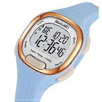 SKMEI 2457 Women's Sports Digital Watch  Water Resistant Round Case Fashion Quartz Watch with Buckle Clasp for Young Ladies