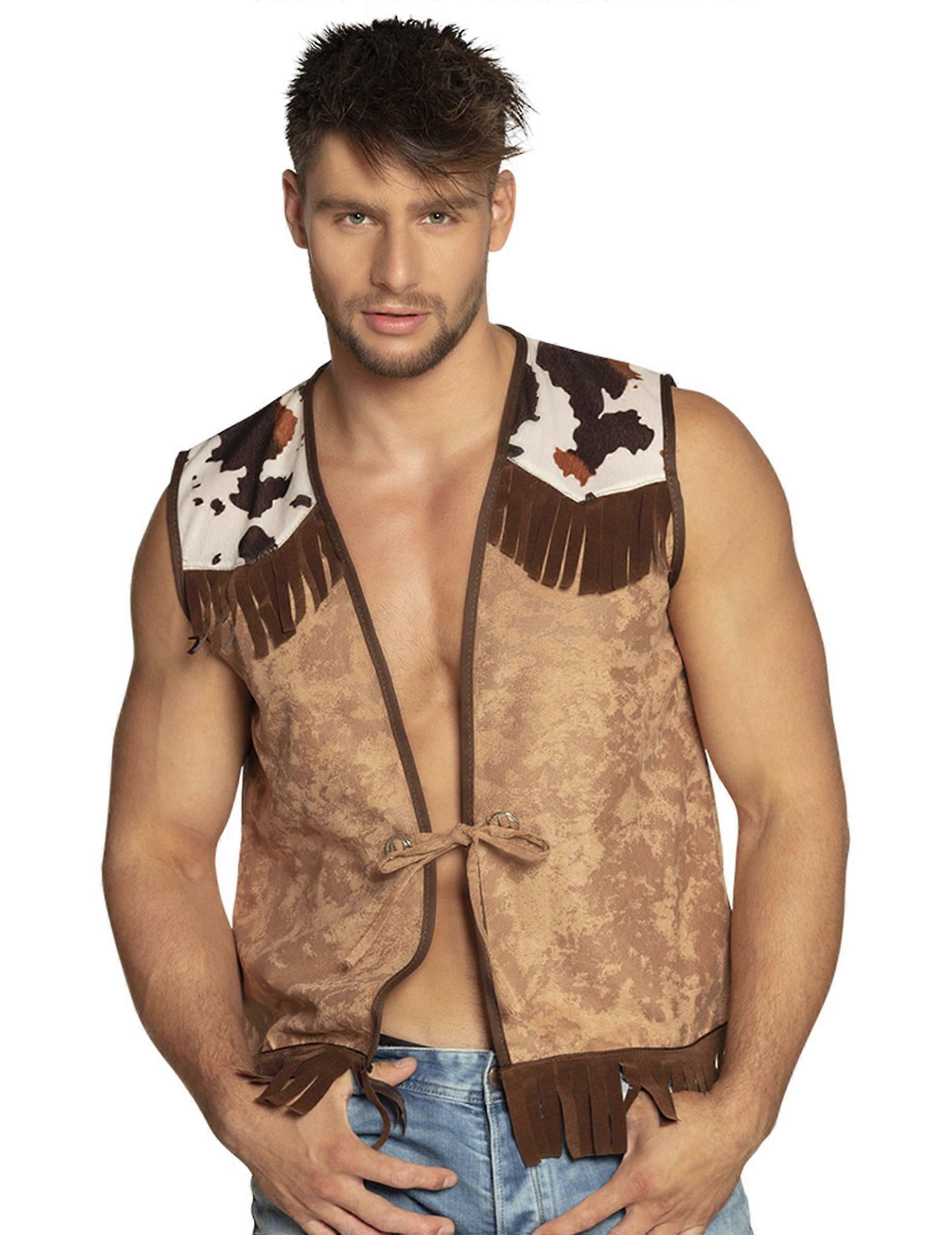 Men's light brown western jacket