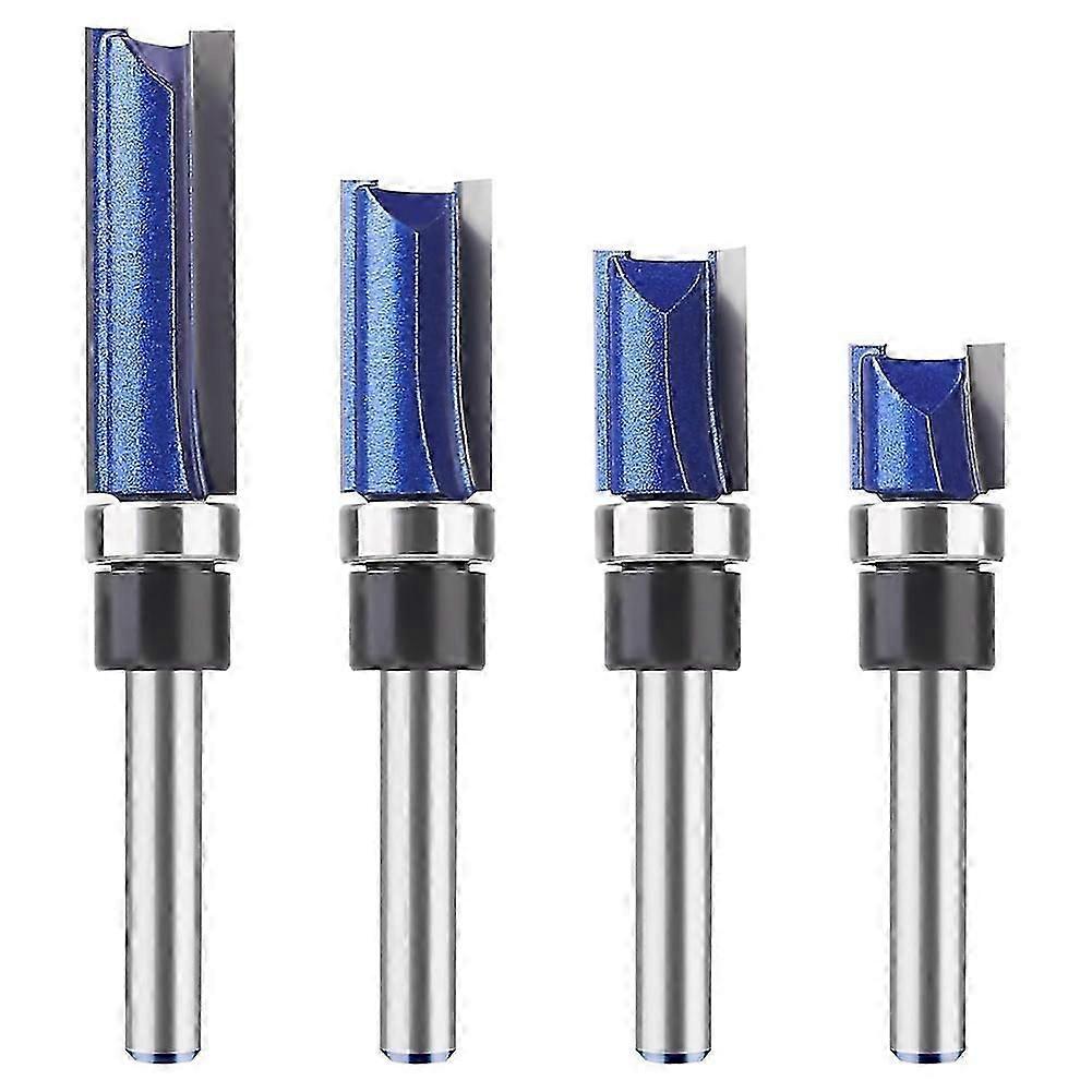 Pattern Flush Trim Router Bits Set 1/2" Cutting Diameter for Woodworking-SSZFV
