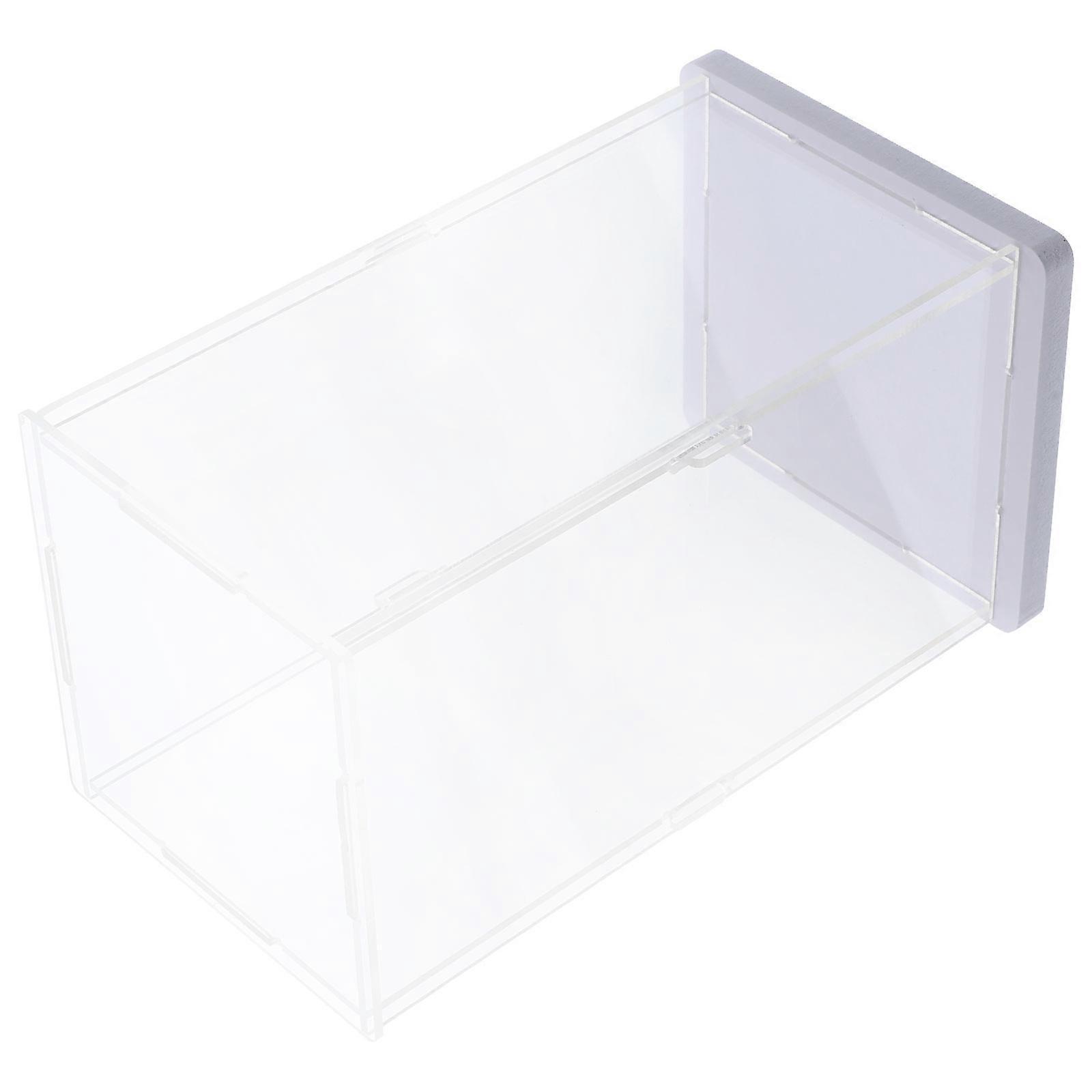 Figures Display Case Acrylic Display Box compatible with Storage Use Transparent