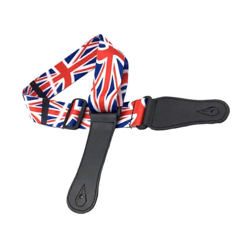Guitar Shoulder Strap Adjustable 1Pcs Union Flag Unique Design Strap
