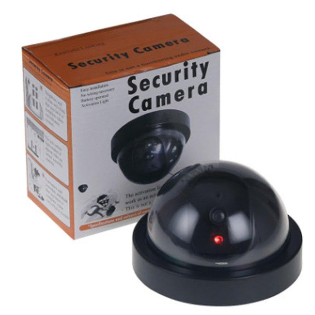 Fake Dummy Camera Dome Indoor Outdoor Simulation Camera Home Security Surveillance Simulated Camera Led Monitor