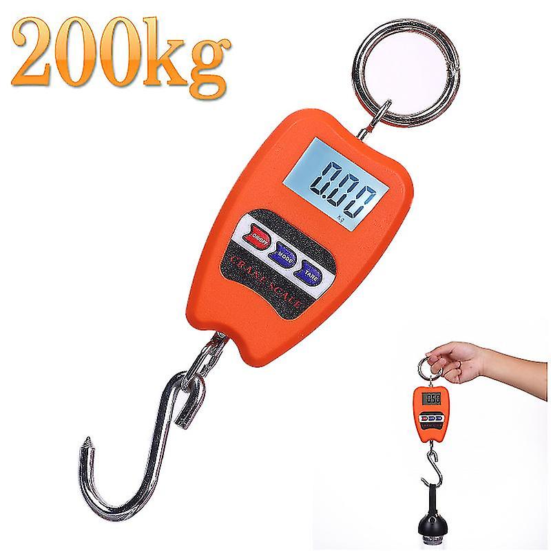 200 Kg Professional Industrial Digital Scale, Dynamometer Hook Spring