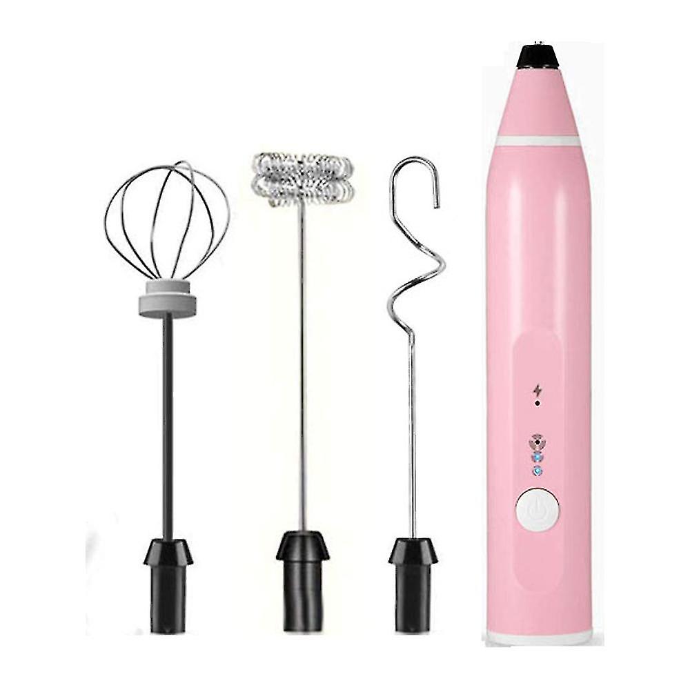 Egg Beater,wireless Electric Multi-speed Control Rechargeable Battery