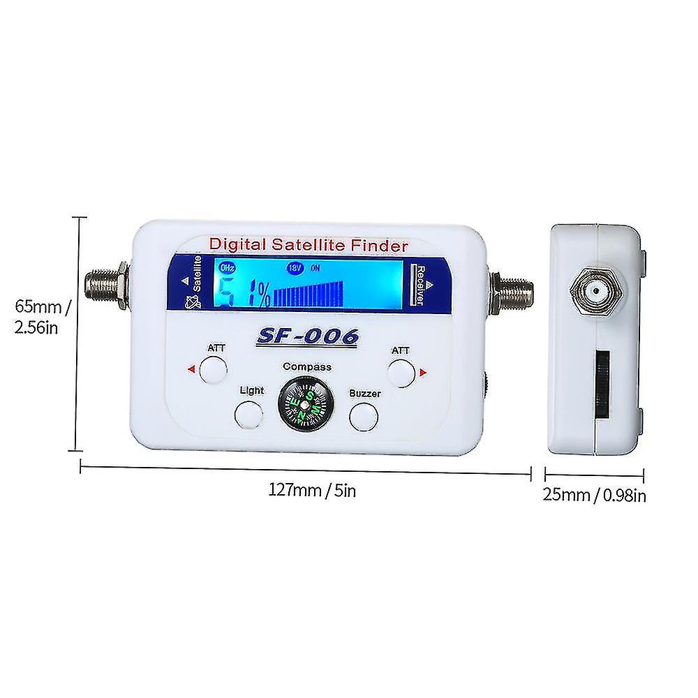 Digital Satellite Finder Mini With Lcd Display With Compass