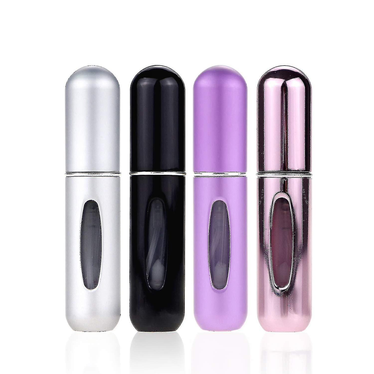 4pcs Portable Mini Refillable Perfume Spray Bottle, Sprayer Refillable Perfume Spray