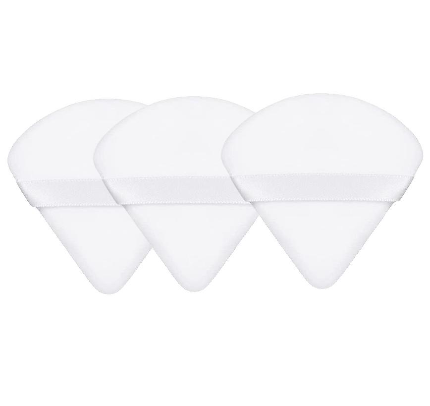 INF 3-pack Triangular Powder puff Washable makeup sponges vamps for Makeup 3-pack