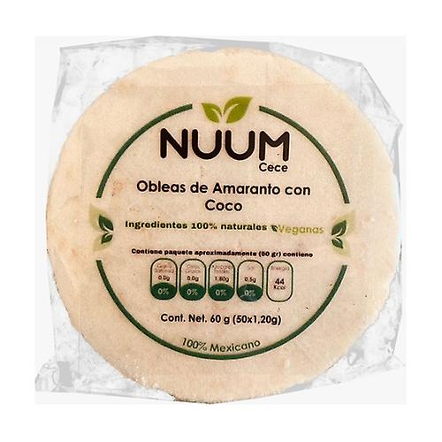 coconut amaranth wafers 60 g (Coconut)