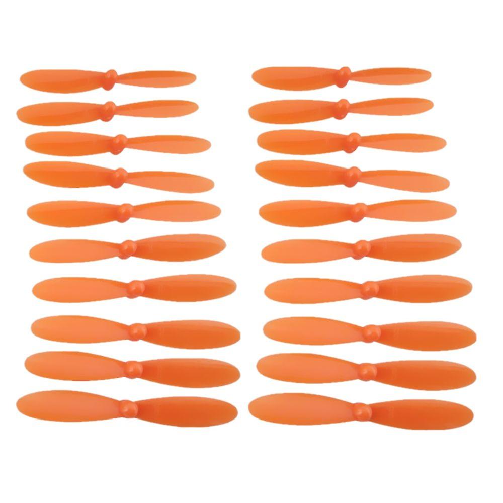 20 Pcs Lightweight Propellers For Rc Drone Quadcopter Helicopter Orange