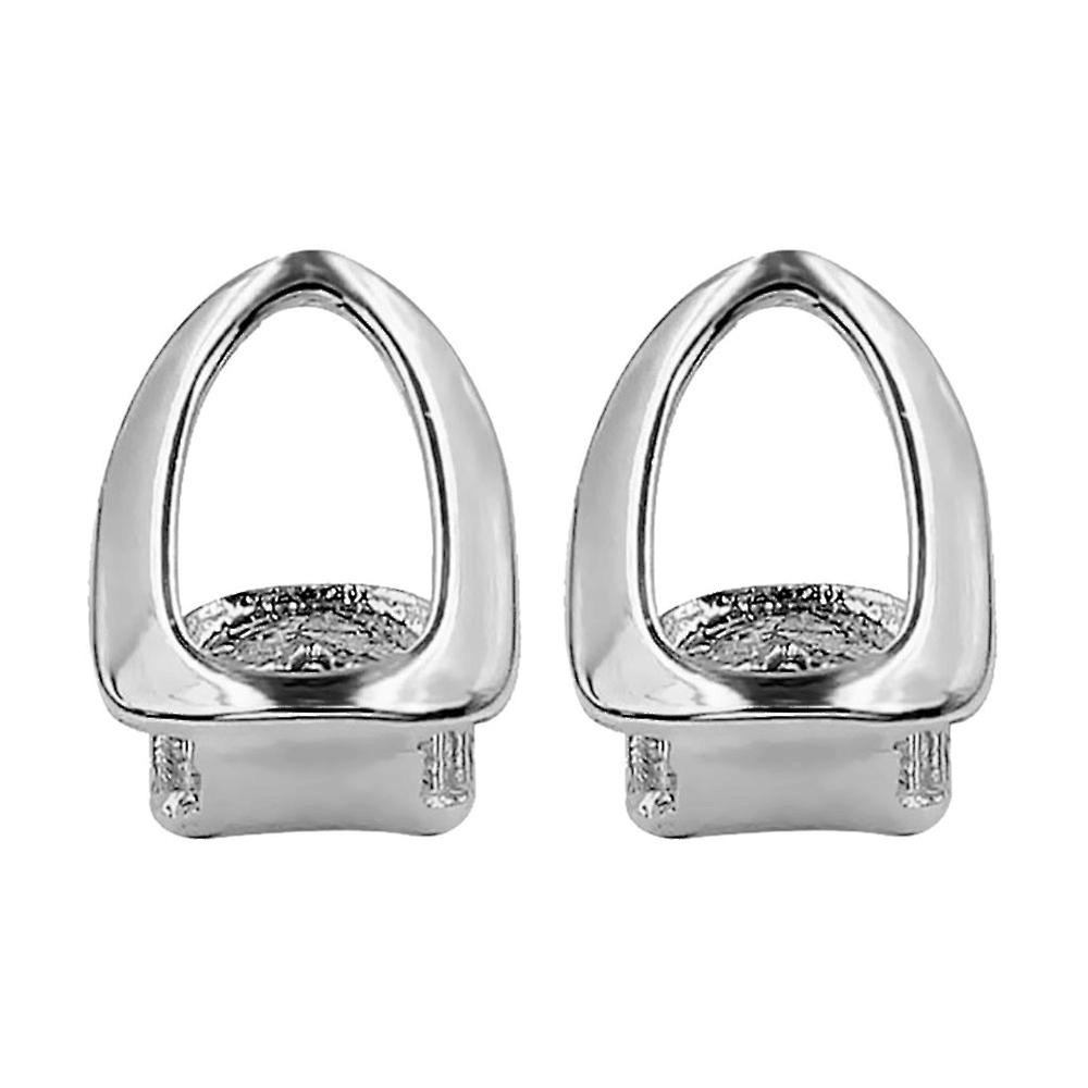 2pcs ראפר היפ הופ אטמי פה שיניים חלולות ליל כל הקדושים קוספליי כסף