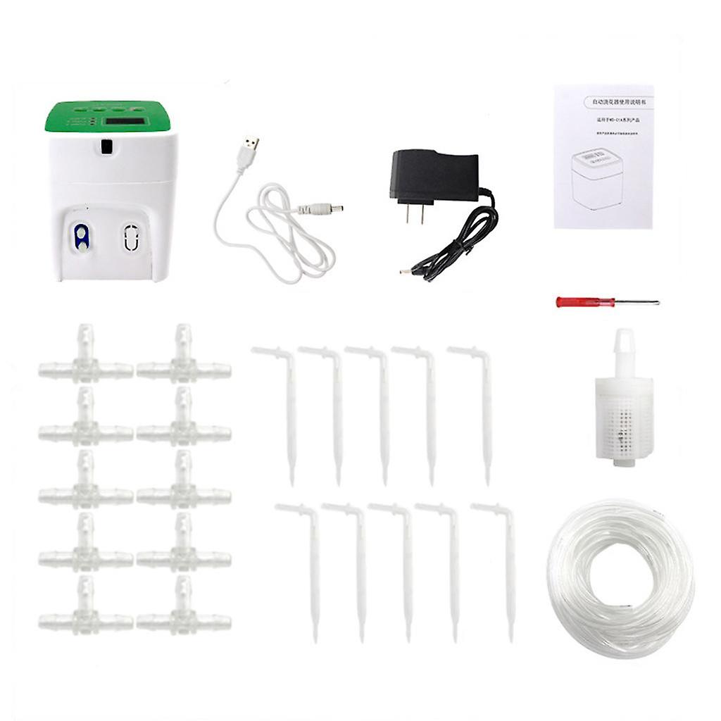 Automatic Watering System Drip Tape Irrigation Kit Double Pump Easy Use UK