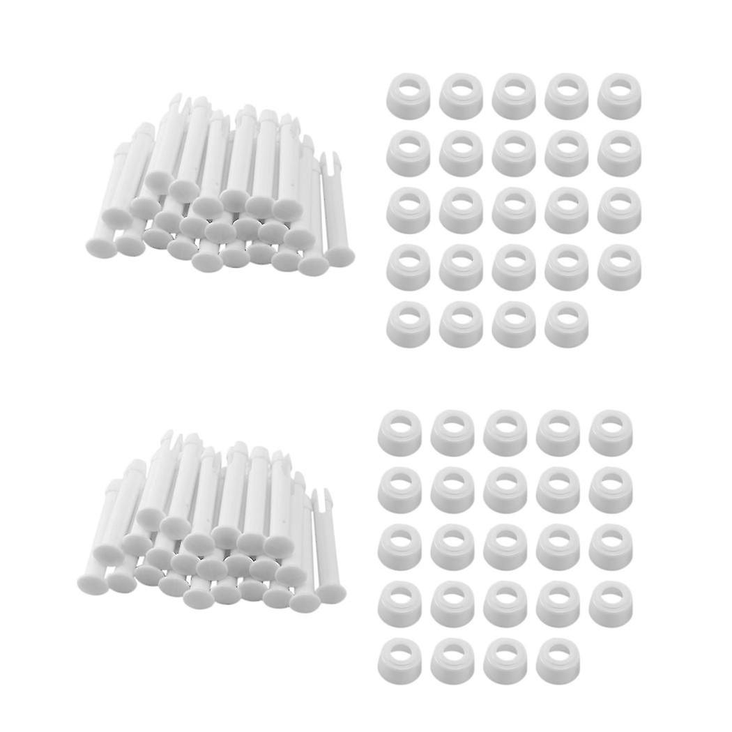 48pcs Abs Pool Joint Pins, 6cm/2.36in Cap Set Seals For Swimming Pool Replacement Parts 28270-28273