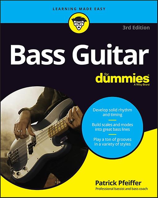 Bass Guitar For Dummies by Patrick Pfeiffer Paperback Book