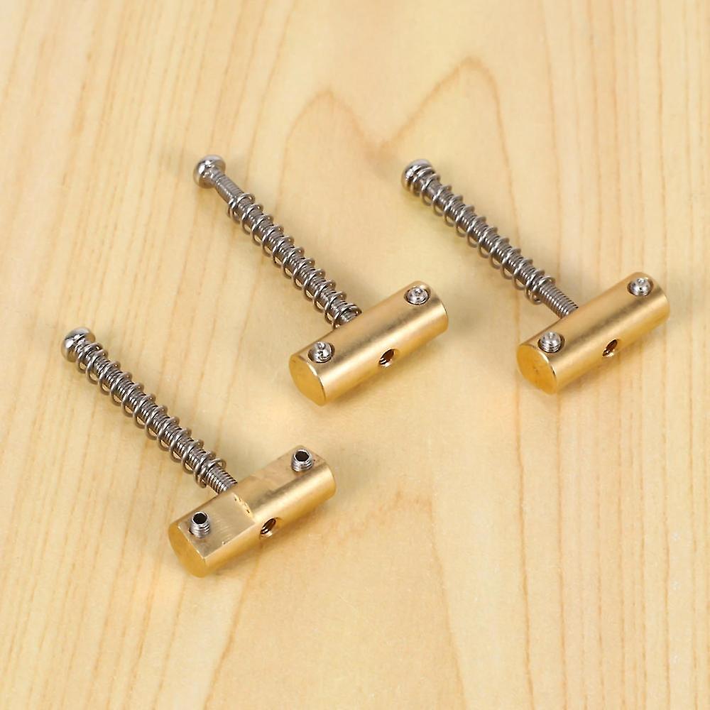 Guitar Compensated Bridge Brass Saddles Set 10.8mm Style Bridge Saddle For Tl Style 6 Strings Elect